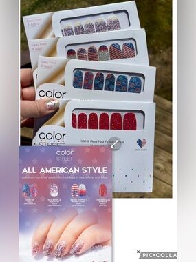 Retired HTF Patriotic Color Street Bundle
Complete All American Style set